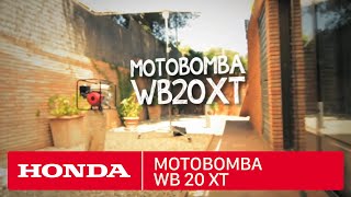 Video de Motobomba Honda Wb20Xt