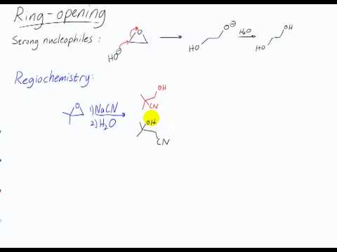 CHM 205 - epoxide chemistry