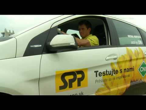 Michal Martikán testuje CNG