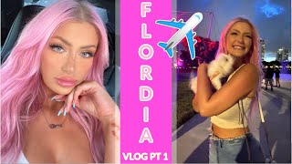 FLORIDA VLOG 🌴 pt 1 FIRST TIME FLYING POST QUARANTINE ✈️