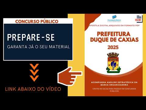 Apostila Prefeitura Duque de Caxias Agente Comunitário 2025