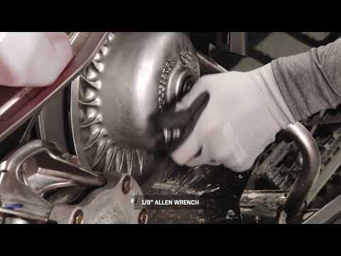 XCR Drive Belt Deflection Inspection and Adjustment - Polaris Snowmobiles