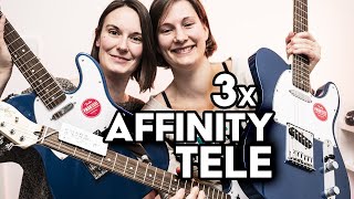 Video thumbnail for Squier Affinity Telecaster Sound Comparison! 2021 LPB by Bandforge