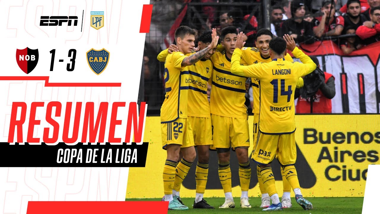 Newell's Old Boys Vs Boca Juniors - Resultado en vivo, estadísticas y