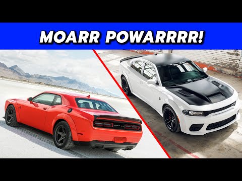 2020 Dodge Challenger Super Stock and 2021 Charger Redeye