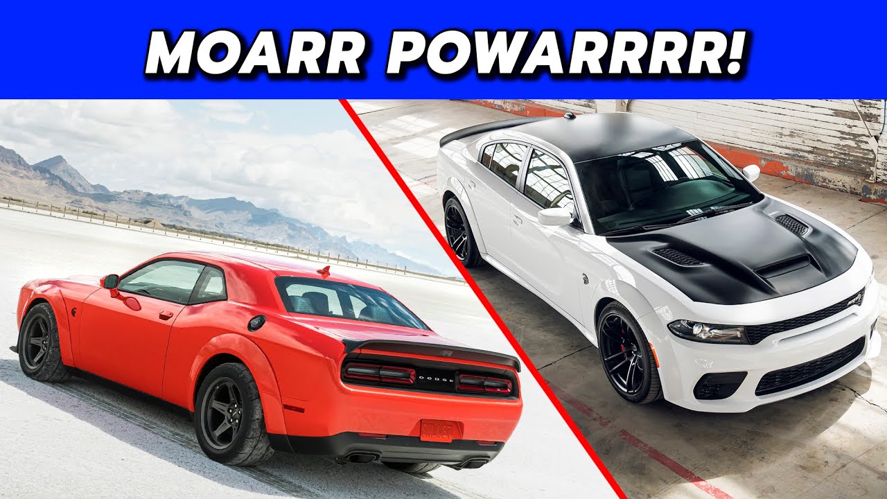 2020 Dodge Challenger Super Stock and 2021 Charger Redeye