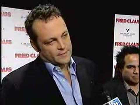 Vince Vaughn at the Chicago premiere of Fred Claus