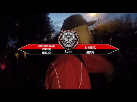 ANDREPOHERMANO - BIG BLACK - FACUSKILL vs AGAPE - G-KROSS || 8VOS || MULTIVERSE || GDA