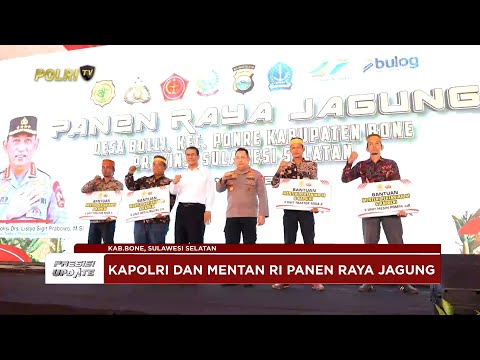 PRESISI UPDATE: KAPOLRI DAN MENTAN RI PANEN RAYA JAGUNG 16/05/25 (13.00)