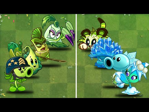 02 Team Plant (Pokra VS Ice shroom) - Which Team Plant Strongest? - PvZ2 Team Plant
