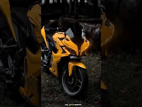Bajaj Pulsar Rs200 yellow colour 💛 monster bike 2023#rs200 #shorts
