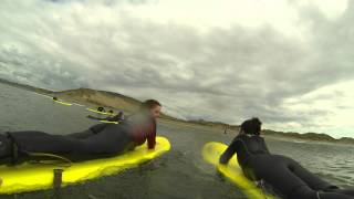 preview picture of video 'Surfing at Strandhill, Sligo'
