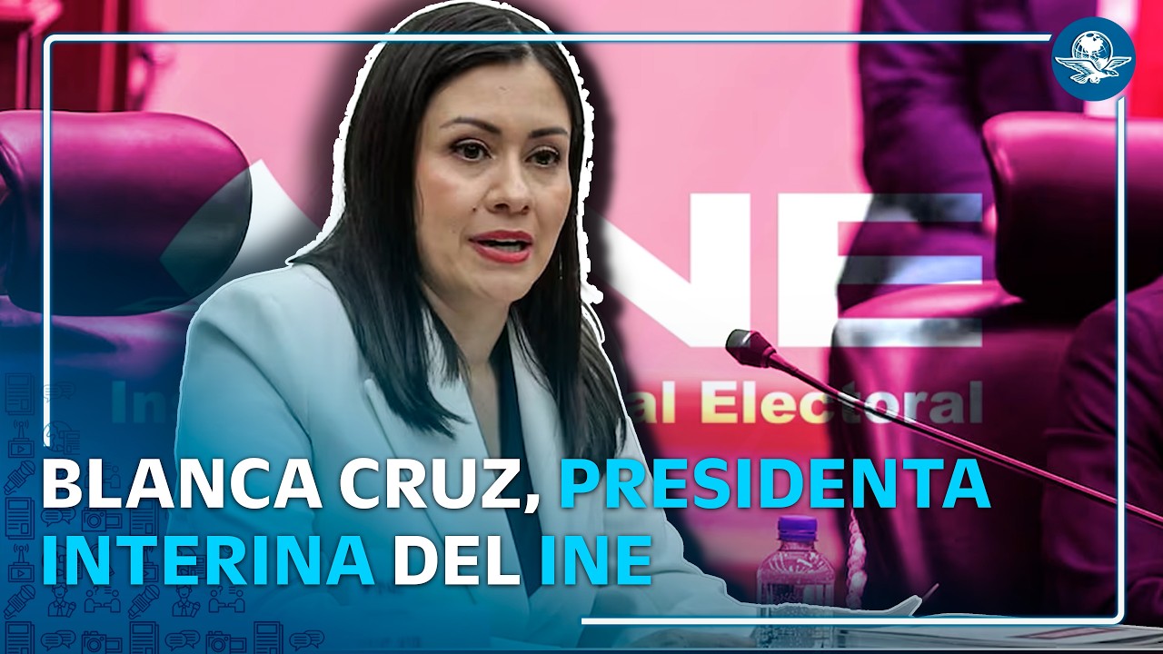 Eligen a Blanca Cruz como presidenta interina del INE