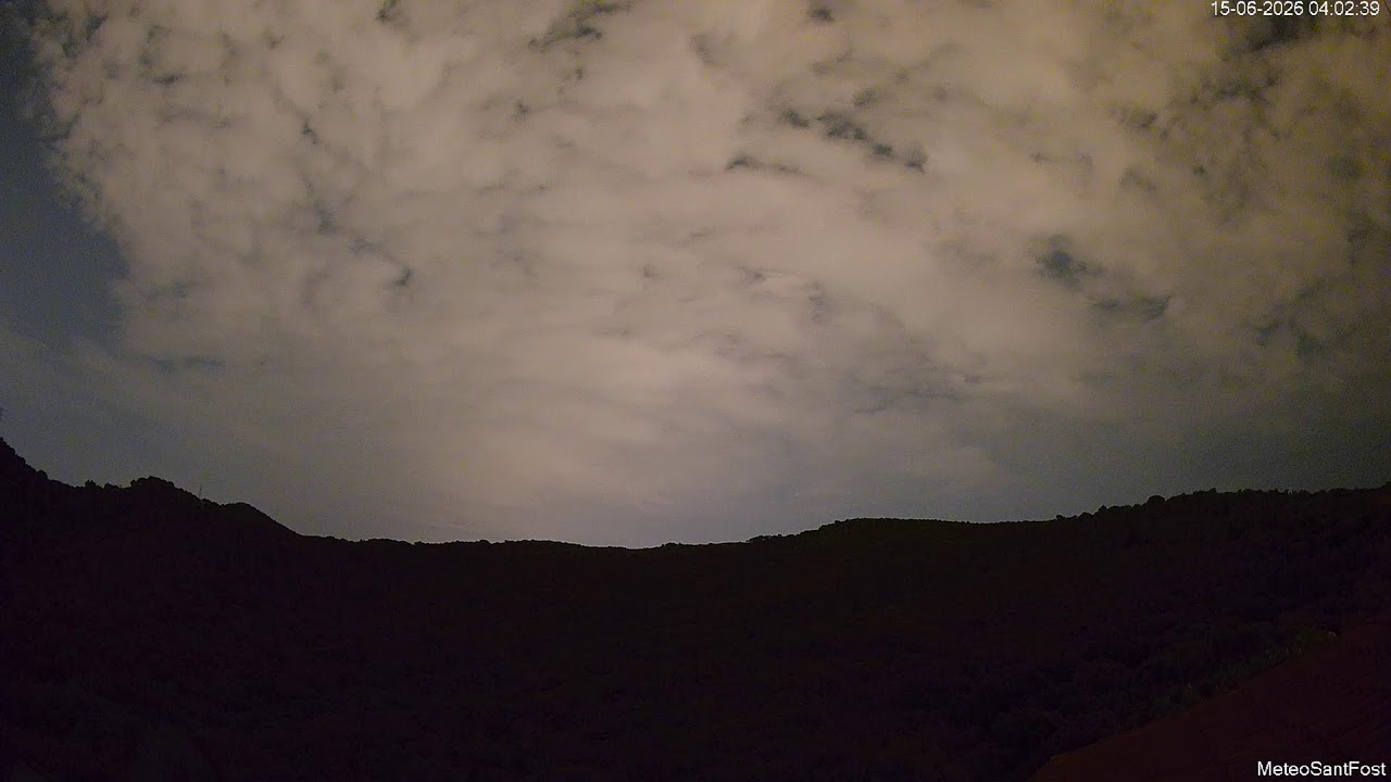 Live webcam view of Wooded Hills Panorama, Sant Fost