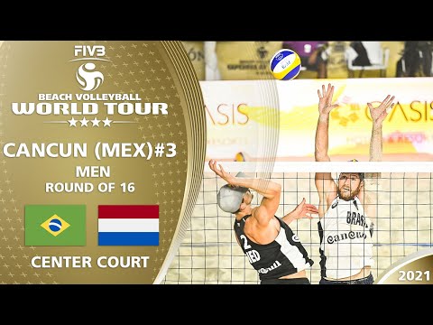 Alison/Álvaro Filho vs. Brouwer/Meeuwsen - Men's Round of 16 | Full Match | 4* Cancun 2021 #3