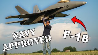 Making a GIANT F-18 with a real JET TURBINE | Sailor VS | U.S. Navy