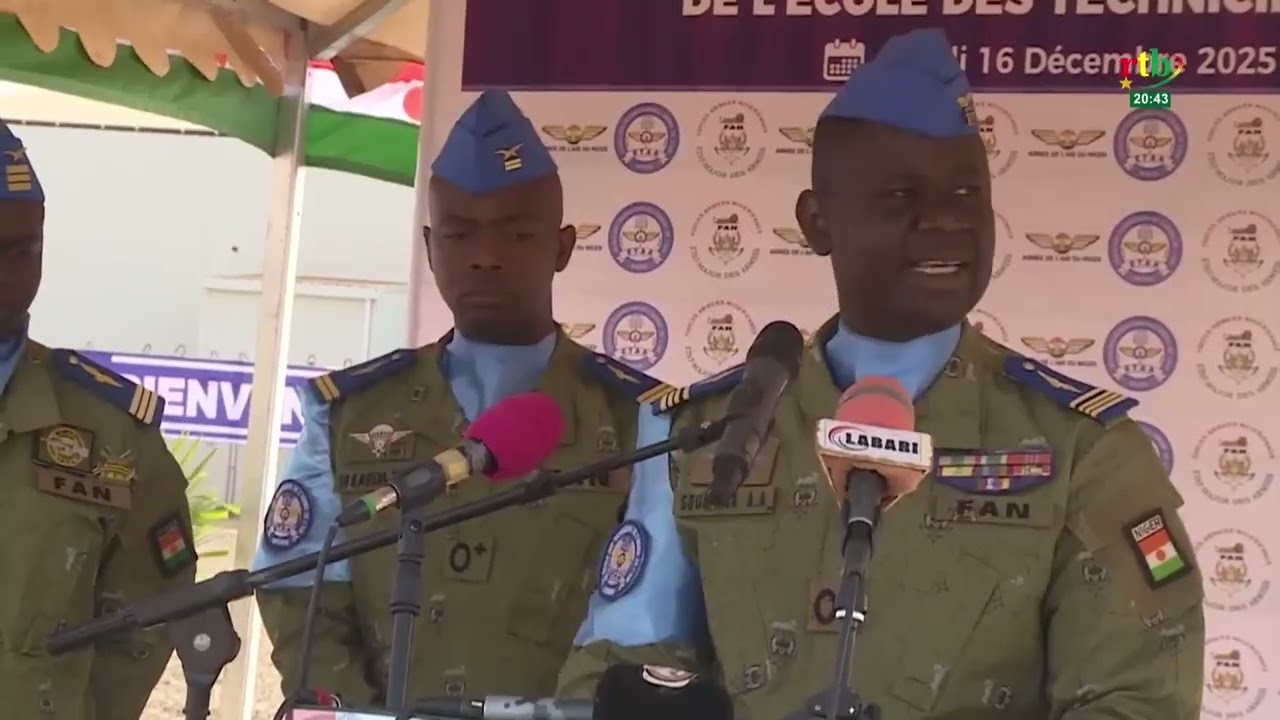 AES/ Niger : rentrée de la Première Promotion de l'École des Techniciens de l'Armée de l'Air
