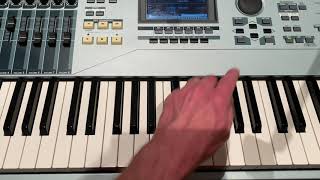 Video thumbnail for Transposing on a Yamaha MOTIF XS8 keyboard by Kirk Hopkins