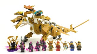 LEGO Ninjago Crystalized Set 71774 - Lloyds Ultragolddrache / Sommer Set 2022 / Review