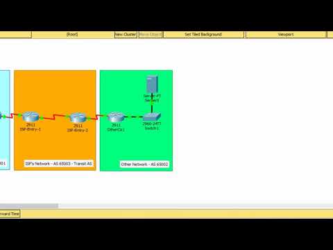3.5.3.4 | تكوين eBGP والتحقق منه | Configure and Verify eBGP