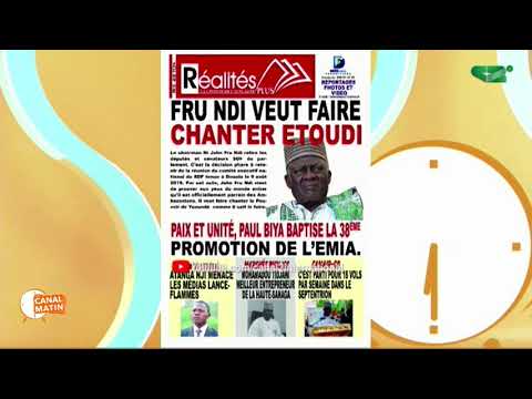 REVUE DE PRESSE du Mardi 13/08/2019 - Canal 2 International