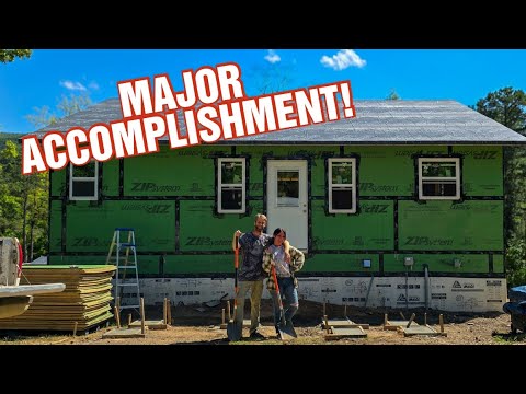 MAJOR Progress On Our Cabin Homestead Addition!| Foundation Footers For Mud Room DONE!