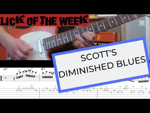 Scott Henderson's diminished blues | Lick of the week #10