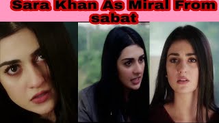 Sara khan As Miral In Drama SAbaat Best Dialogue  