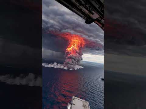 Volcano eruption airplane adventures