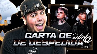 REACCIÓN a LIT killah, Milo J, Ronny J - Carta de Despedida (Official Video)
