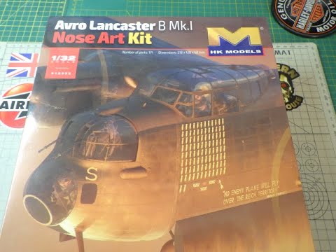 HKM Lancaster Nose Art kit - build part 2