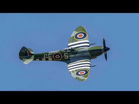 (4K) Ursel Avia Airshow 2022 | Spitfire, Harvard, DC-3, Seaking, NH-90, A400M (DutchPlaneSpotter)