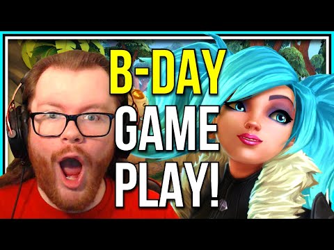 Celebrating TWO Birthdays At Once! - Paladins Evie Gameplay