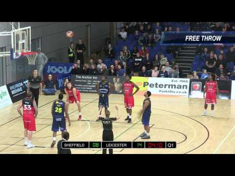 Sheffield Sharks V Leicester Riders (January 13th 2017)