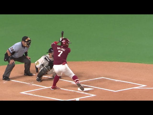 【1回表】イーグルス・鈴木が先制バースデータイムリーヒットを放つ‼ 2020/8/18 F-E