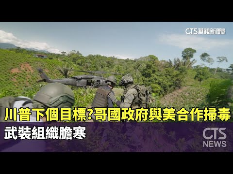 川普下個目標？哥國政府與美合作掃毒　武裝組織膽寒