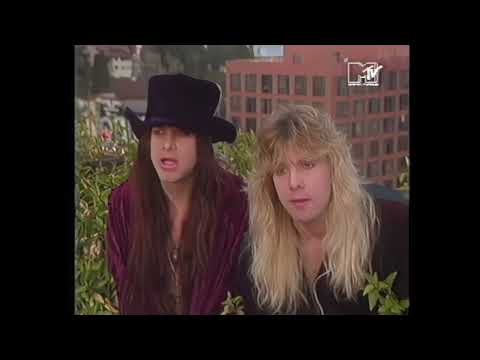 Steven Adler Roadcrew - MTV UK Interview 1992.01.26 (Headbangers Ball Full HD Remastered Video)