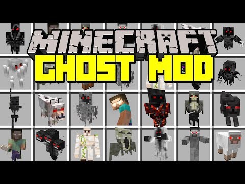 MooseMods - Minecraft GHOST MOD! | SURVIVE SCARY GHOSTS! | Modded Mini-Game