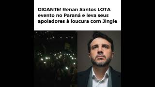 RENAN LEVA MULTIDÃO À LOUCURA! 😱 #renansantos #mbl #partidomissao #eleições #cortesmbl #paraná