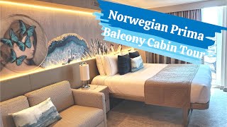 Norwegian Prima Cruise Ship Balcony Cabin (BK) Tour