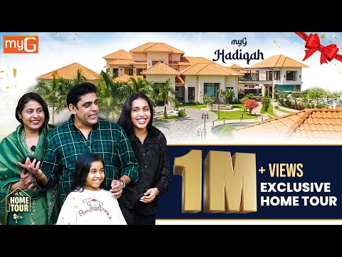 ഉമ്മക്കുവേണ്ടി MyG Shaji നിർമിച്ച കൊട്ടാരം | Exclusive Home Tour | Beauty Inside Hadiqah