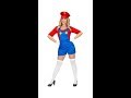 Super Plumber girl kostume video
