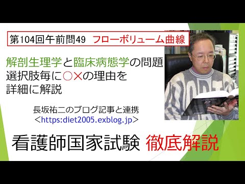 看護学科 呼吸機能検査（2）フローボリューム曲線104AM-49