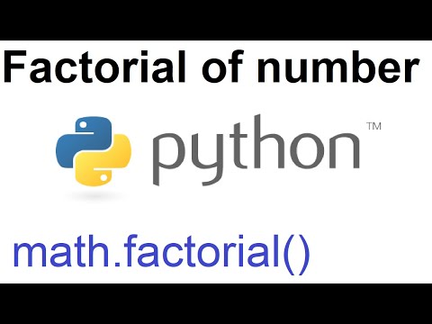Math Factorial Tutorial Python Factorial Of Number Python