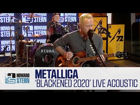 Metallica “Blackened 2020” Acoustic Live on the Howard Stern Show
