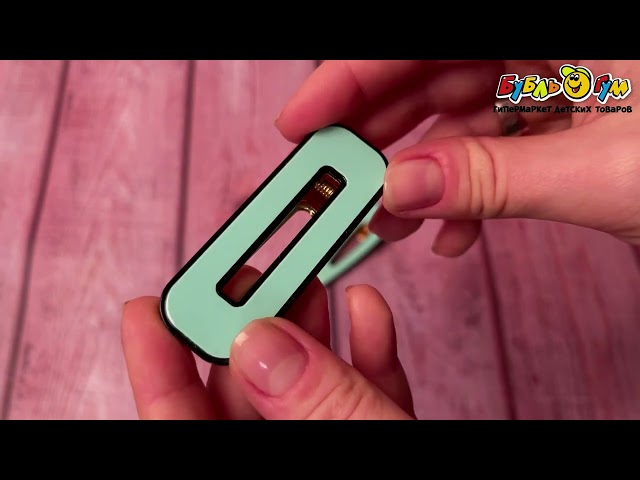 Заколки с черной окантовкой бирюзовые - видео