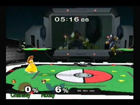 Terebi 4: Rocky (Falcon) vs. Chansey NES (Peach)