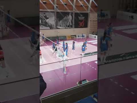Mini video del riscaldamento prepartita della OMAG Consolini Volley