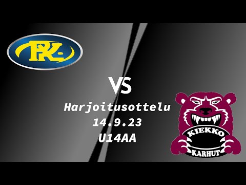 14.9.23 PK-83 - Kiekko-Karhut , U14AA, Harjoitusottelu