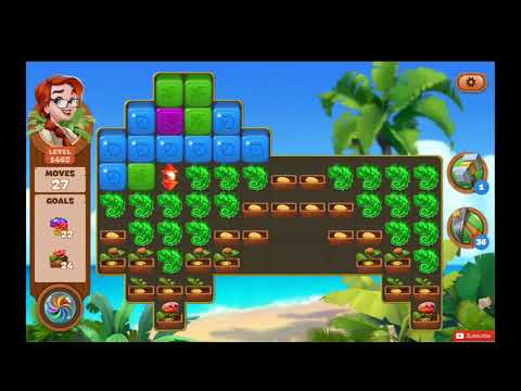 Lost Island Blast Adventure Level 1465 NO BOOSTERS - A S GAMING ✔